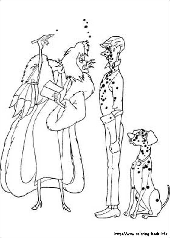 101 Dalmatians coloring picture